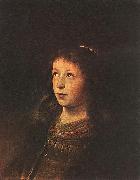 Jan lievens Portrait of a Girl oil painting artist